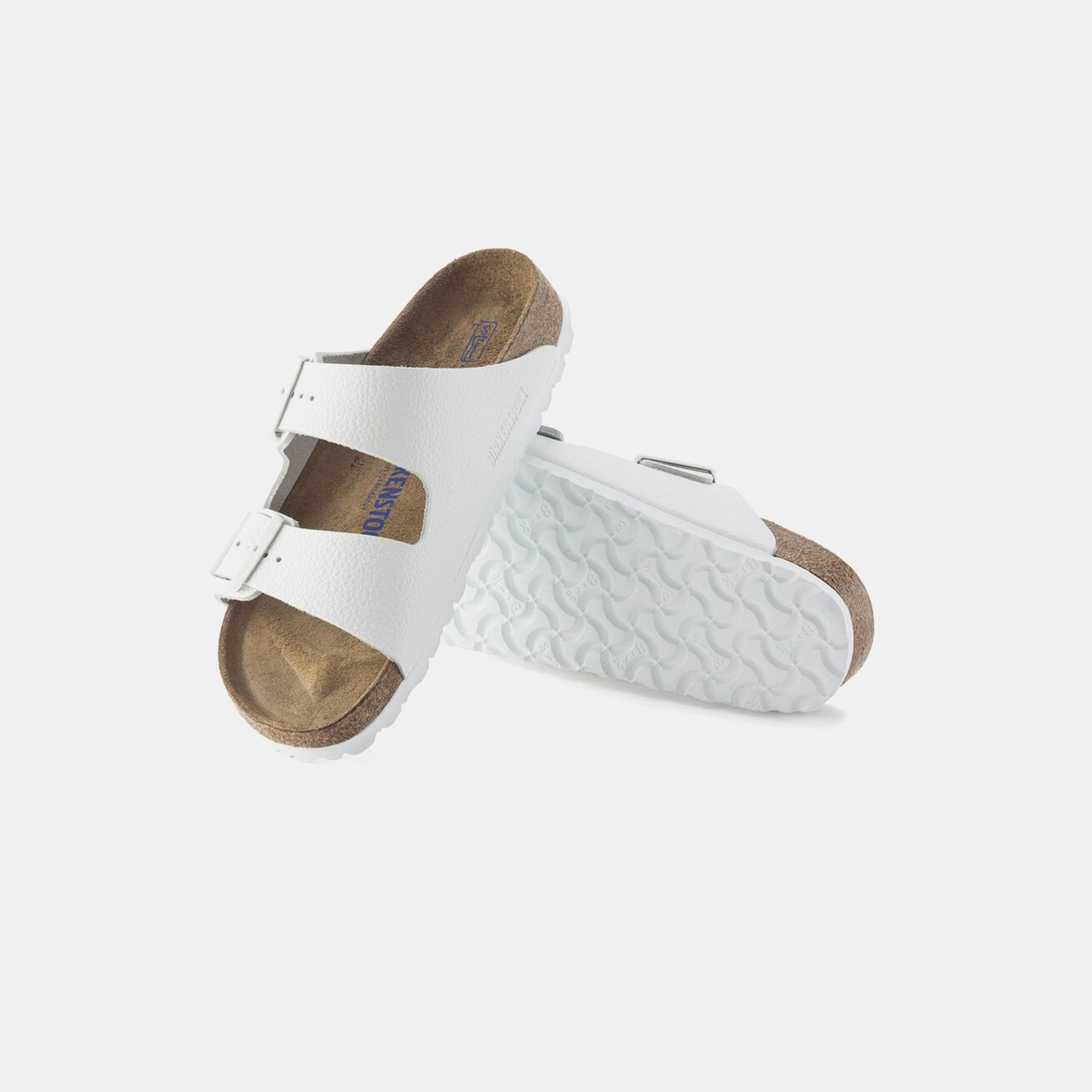 Birkenstock Arizona Soft Footbed Leather - White All-day comfort footwear