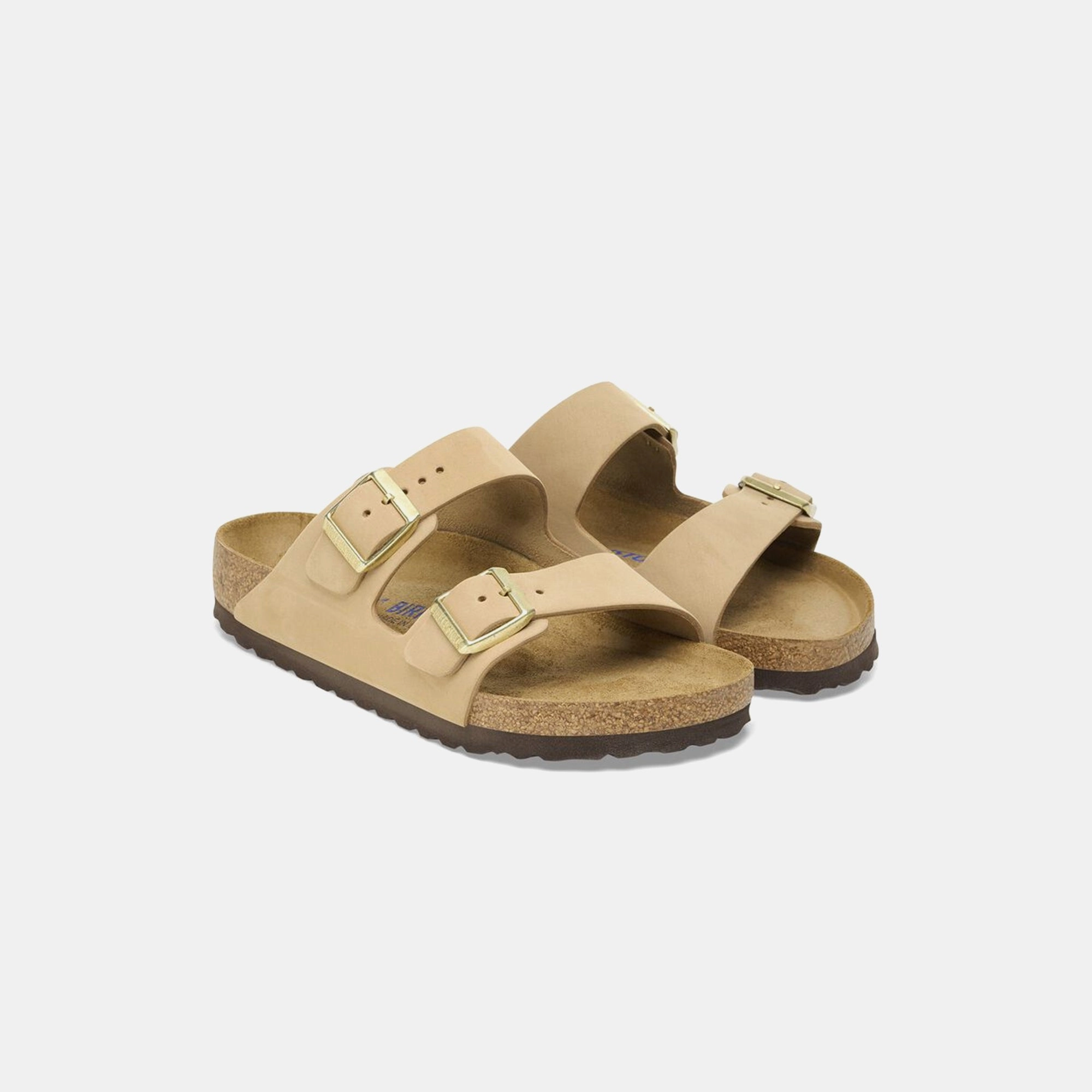Birkenstock Arizona Soft Footbed Nubuck - Sandcastle All-day comfort footwear
