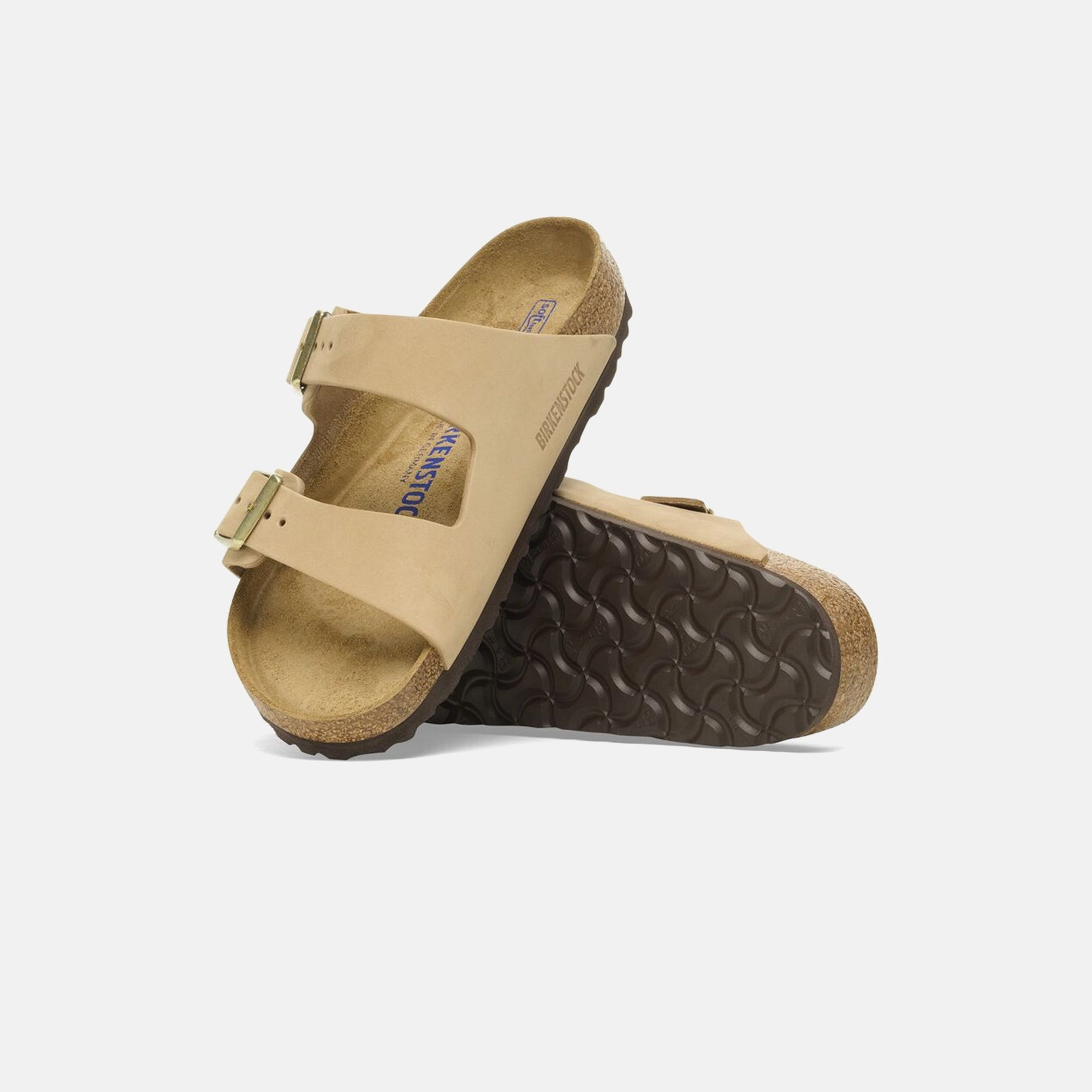 Birkenstock Arizona Soft Footbed Nubuck - Sandcastle All-day comfort footwear