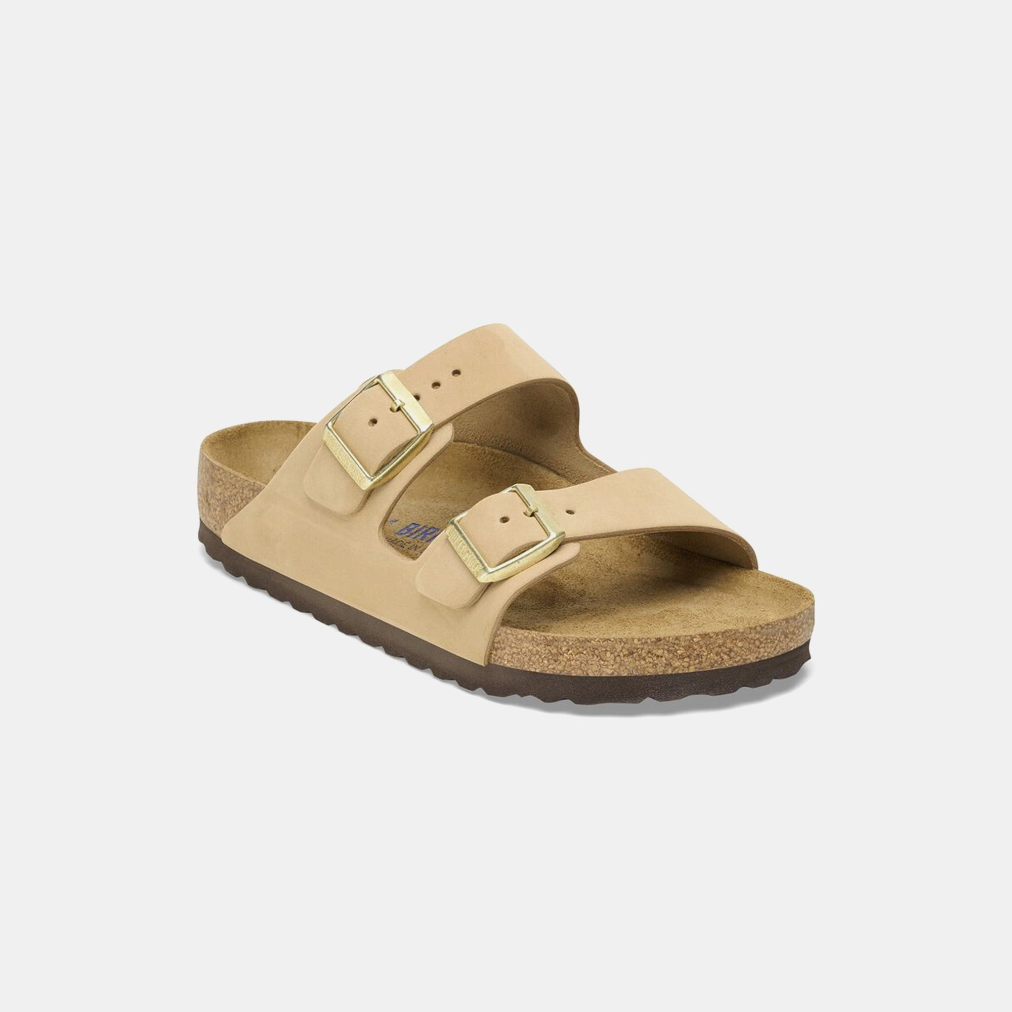 Birkenstock Arizona Soft Footbed Nubuck - Sandcastle All-day comfort footwear