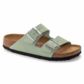 BIRKENSTOCK ARIZONA SOFT FOOTBED NUBUCK Birkenstock classic sandals with adjustable straps