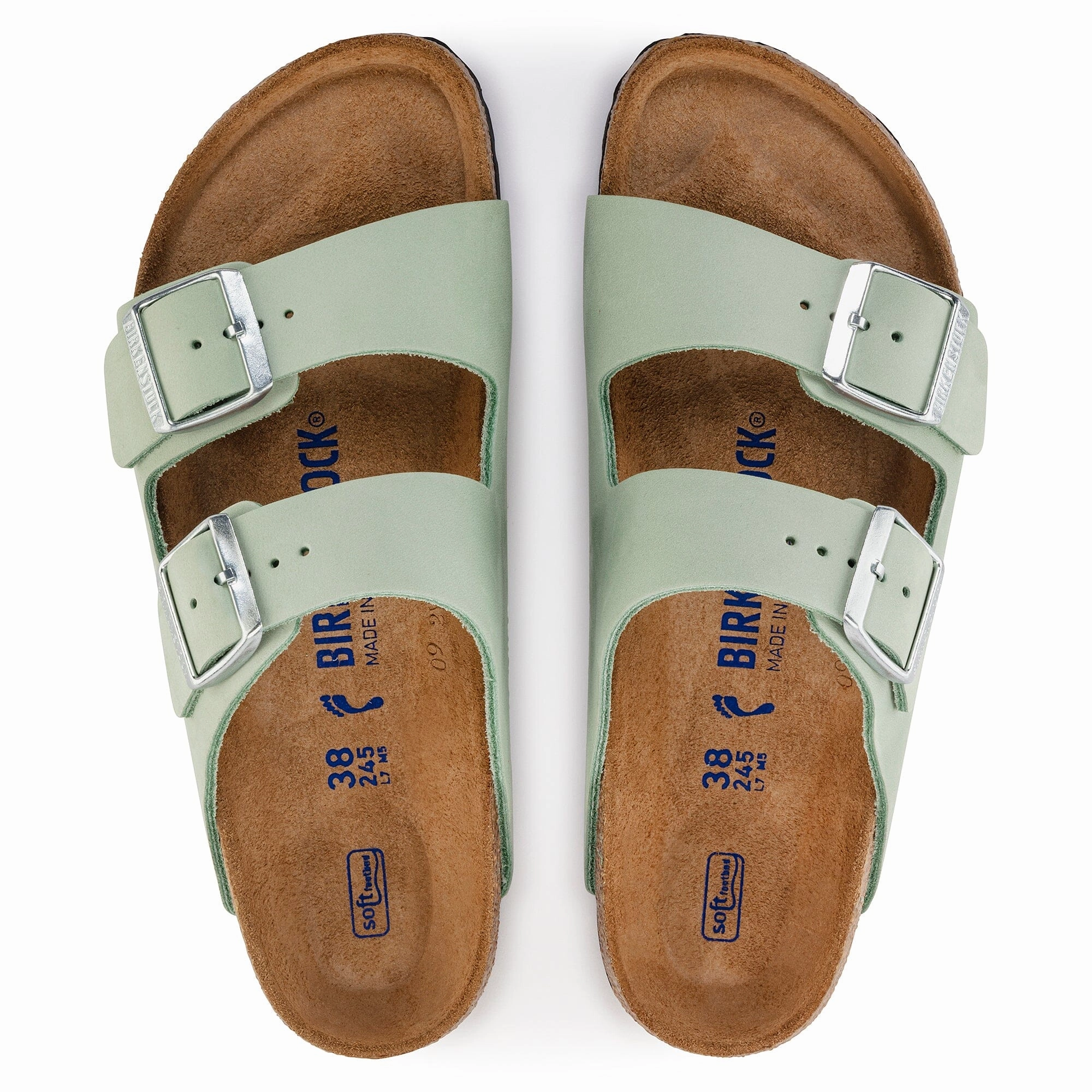 BIRKENSTOCK ARIZONA SOFT FOOTBED NUBUCK Birkenstock comfortable casual footwear