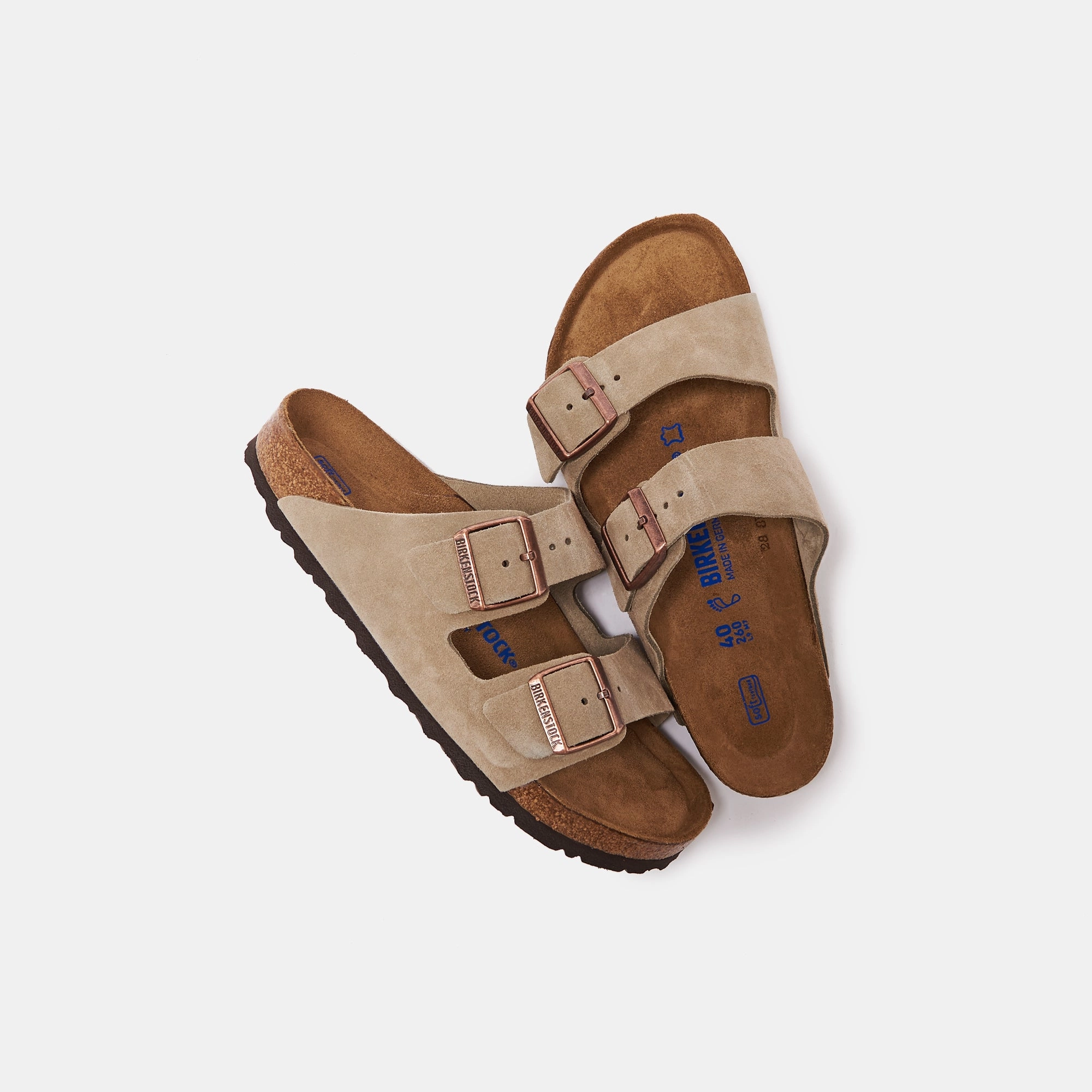 Birkenstock Arizona Soft Footbed Suede - Taupe All-day comfort footwear