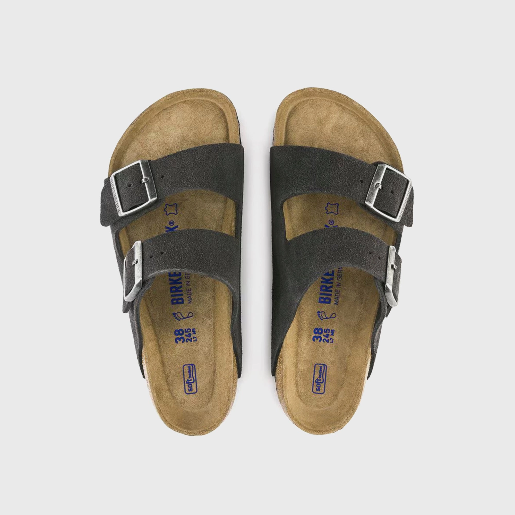 Birkenstock Arizona Soft Footbed Suede - Velvet Gray All-day comfort footwear