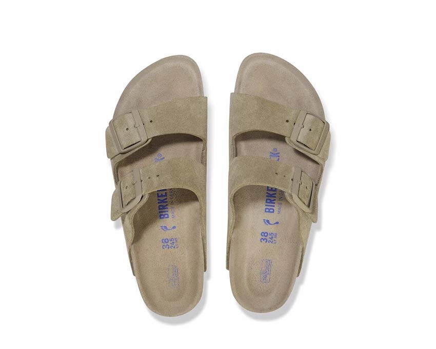 Birkenstock Arizona Soft Footbed Suede Leather Durable trail runners