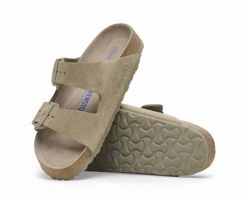 Birkenstock Arizona Soft Footbed Suede Leather Durable trail runners