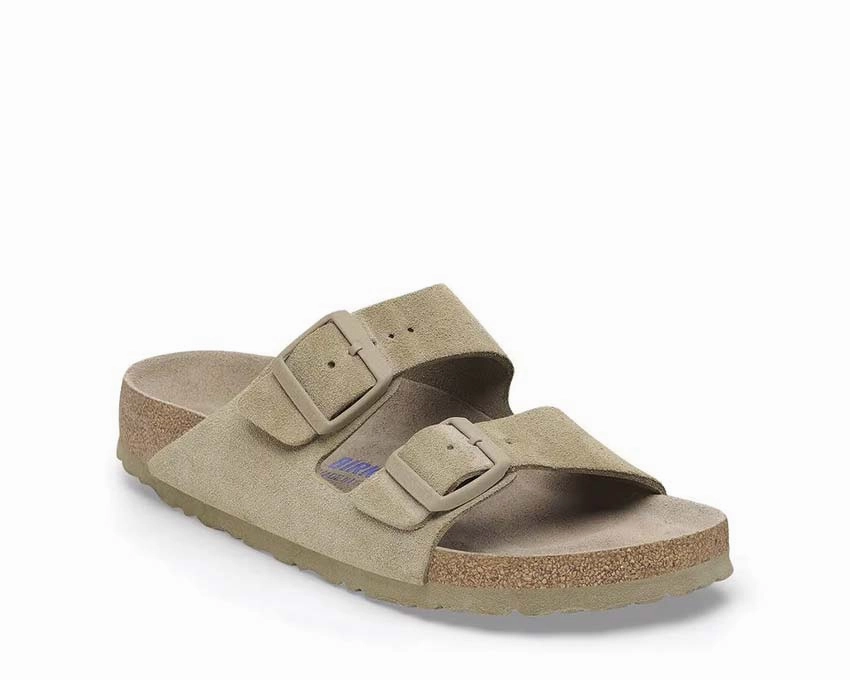 Birkenstock Arizona Soft Footbed Suede Leather Durable trail runners
