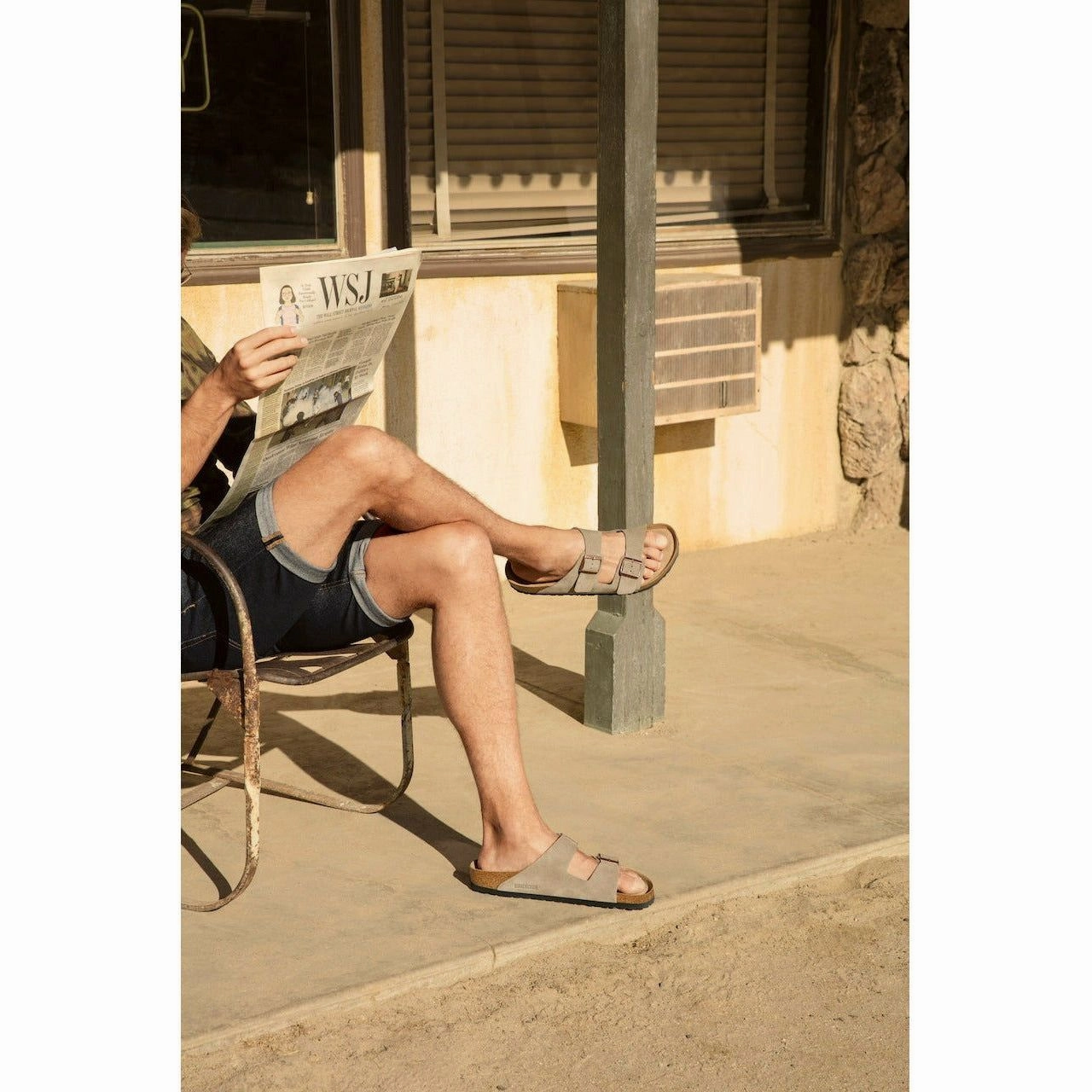 BIRKENSTOCK ARIZONA SOFT FOOTBED TAUPE SUEDE UNISEX Birkenstock comfortable casual footwear
