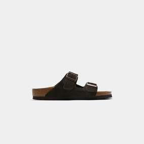 Birkenstock Arizona Suede - Mocha Open-toe comfort slides