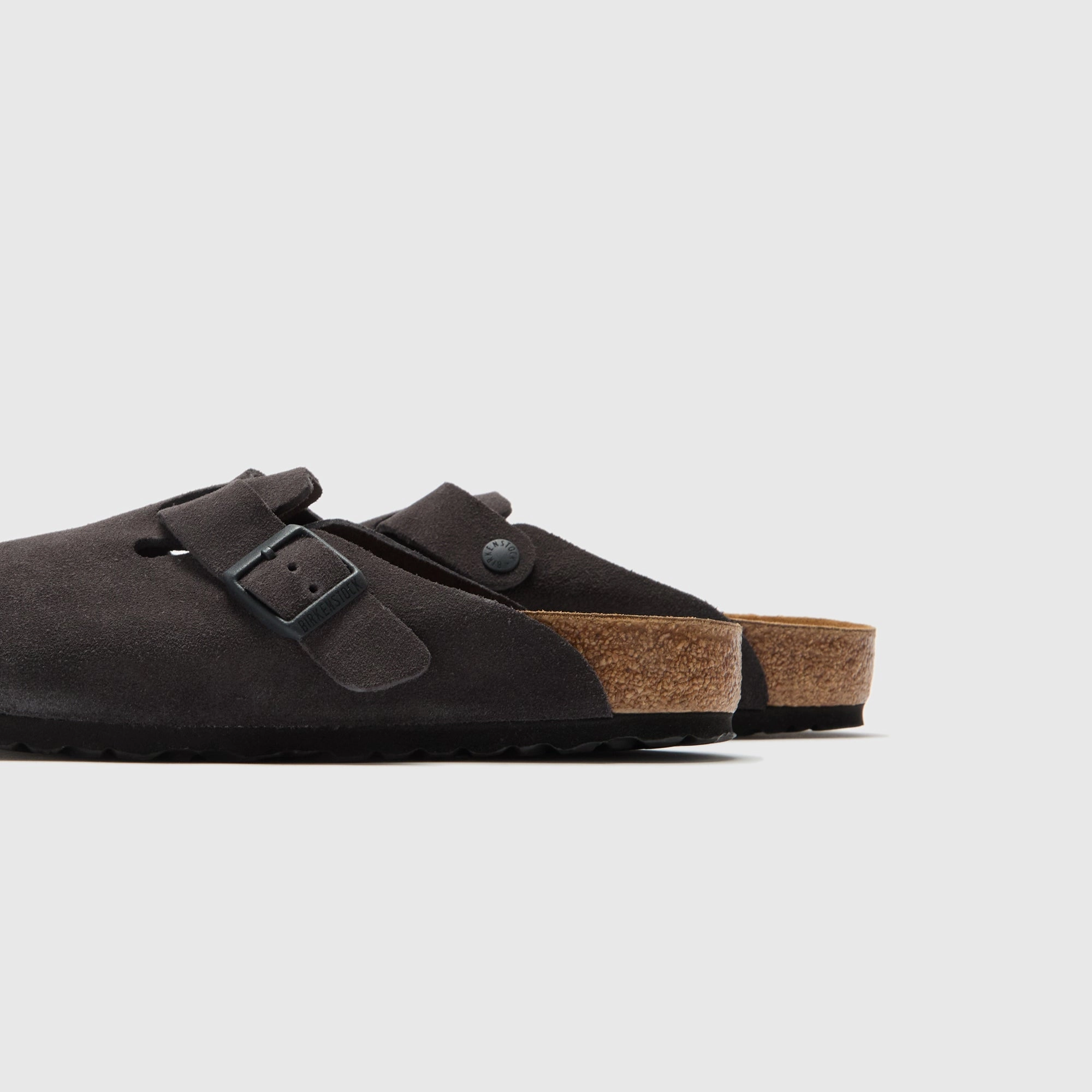 Birkenstock Boston - Velvet Gray Suede All-day comfort footwear