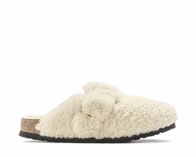 Birkenstock Boston Big Buckle Fur All-day comfort sandals