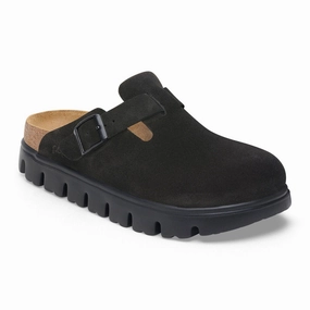 BIRKENSTOCK BOSTON CHUNKY SUEDE WOMEN'S Birkenstock classic sandals with adjustable straps