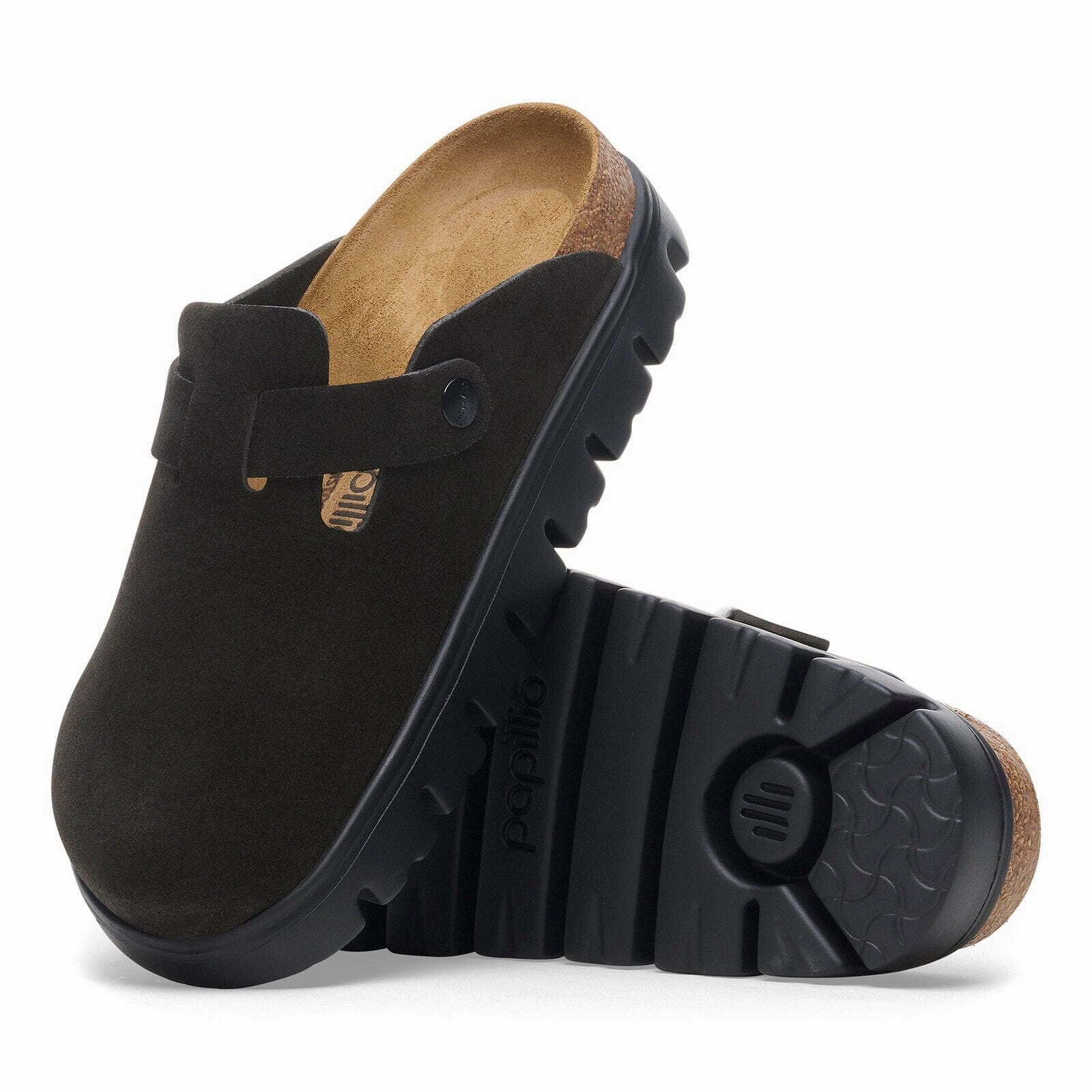 BIRKENSTOCK BOSTON CHUNKY SUEDE WOMEN'S Birkenstock comfortable casual footwear