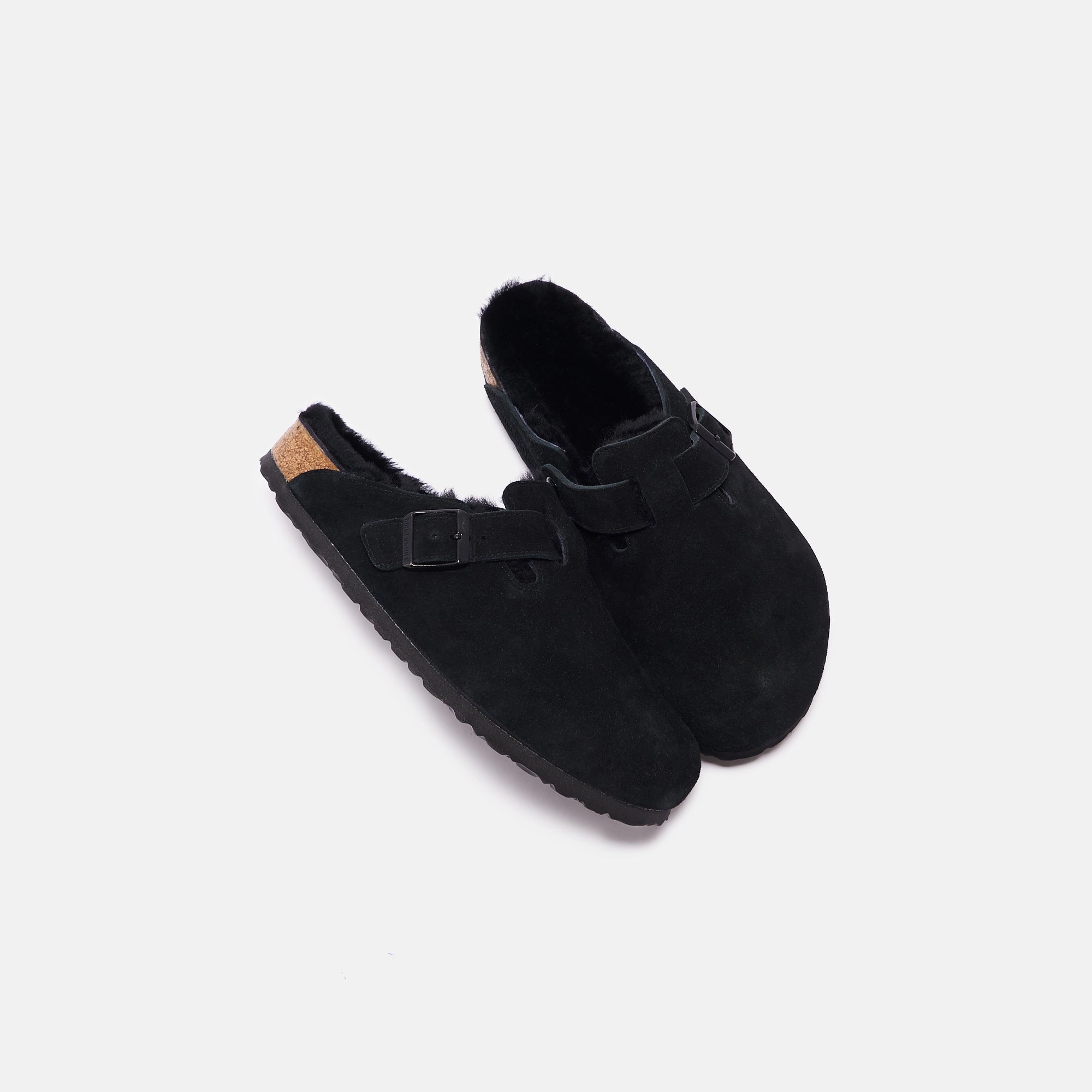 Birkenstock Boston Shearling - Black All-day comfort footwear