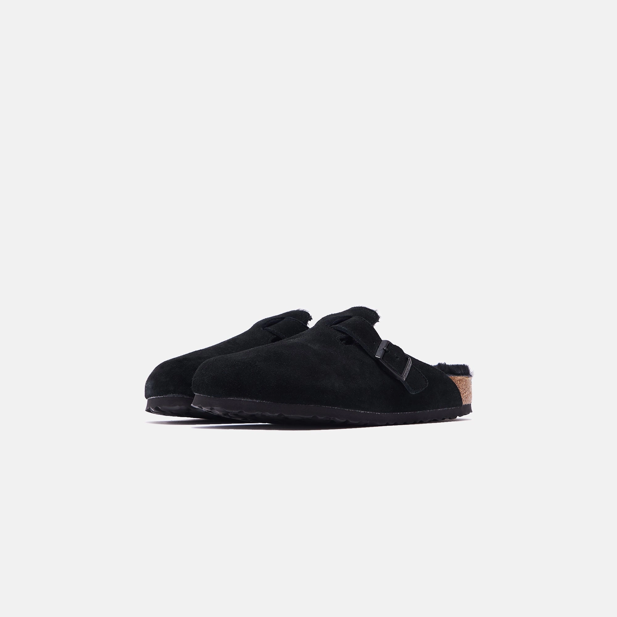Birkenstock Boston Shearling - Black All-day comfort footwear