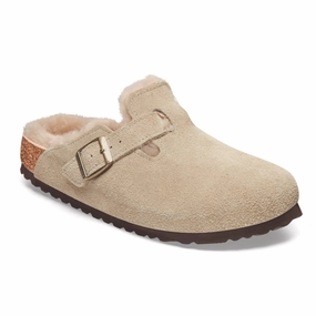 BIRKENSTOCK BOSTON SHEARLING Birkenstock classic sandals with adjustable straps