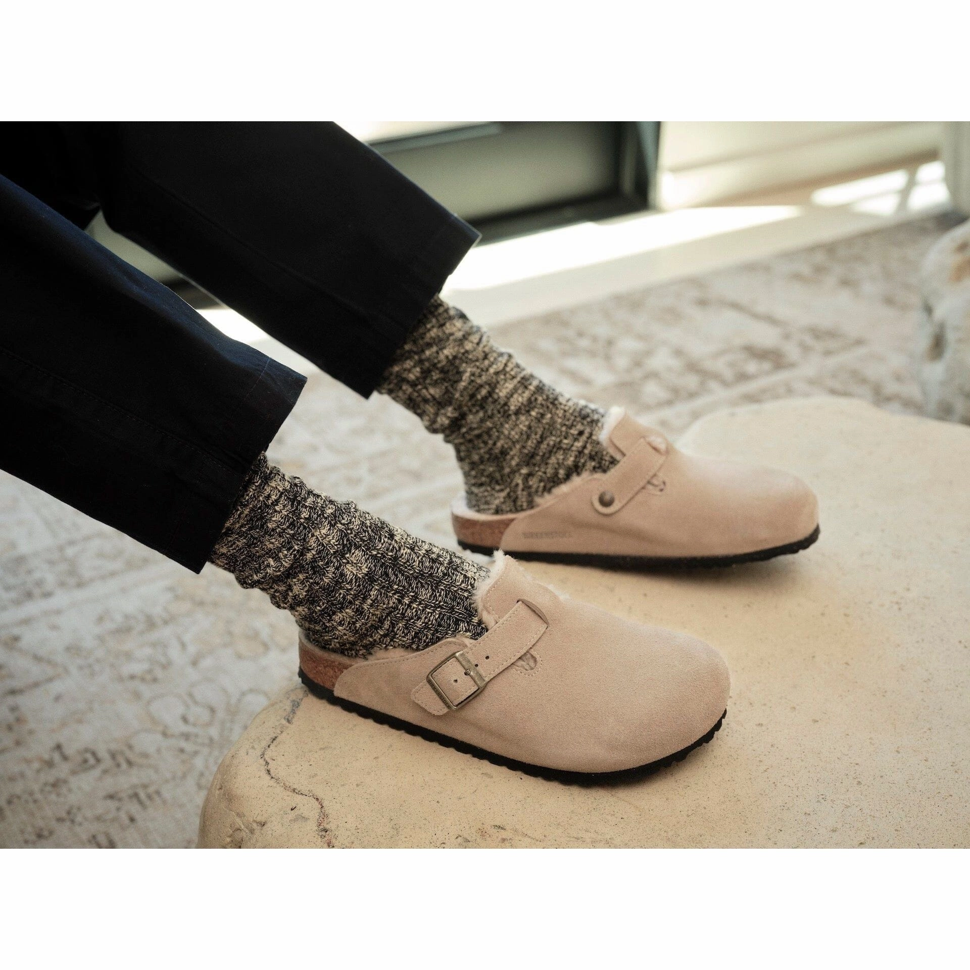 BIRKENSTOCK BOSTON SHEARLING Birkenstock comfortable casual footwear