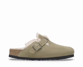 Birkenstock Boston Shearling Suede All-day comfort sandals
