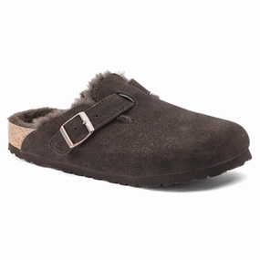 BIRKENSTOCK BOSTON SHEARLING UNISEX Birkenstock classic sandals with adjustable straps
