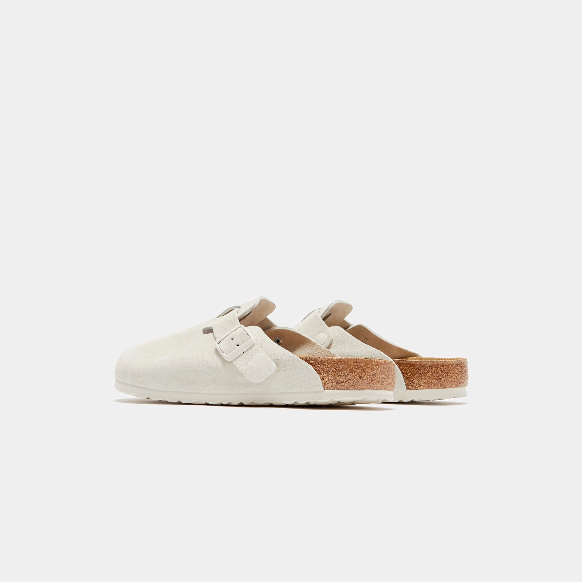 Birkenstock Boston Soft Footbed - Antique White All-day comfort footwear