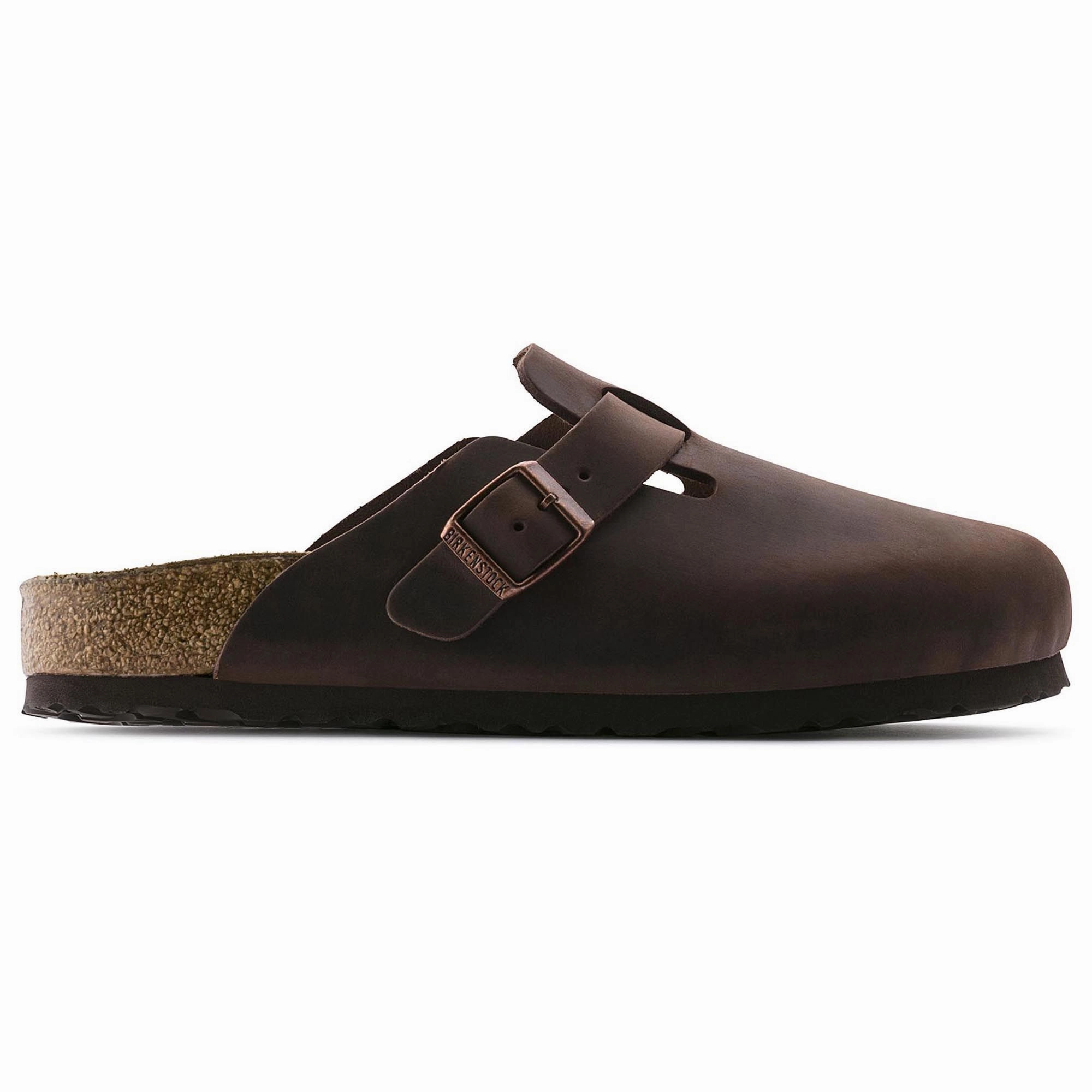 BIRKENSTOCK BOSTON SOFT FOOTBED HABANA OILED LEATHER UNISEX Birkenstock comfortable casual footwear