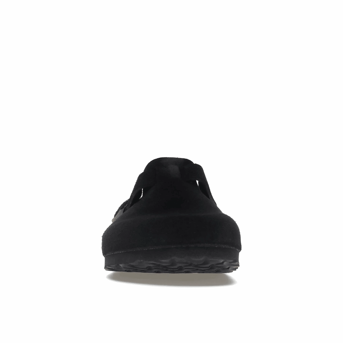 Birkenstock Boston Soft Footbed Suede Black Supportive everyday sandals