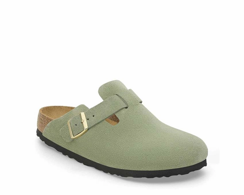 Birkenstock Boston Soft Footbed Suede Durable trail runners