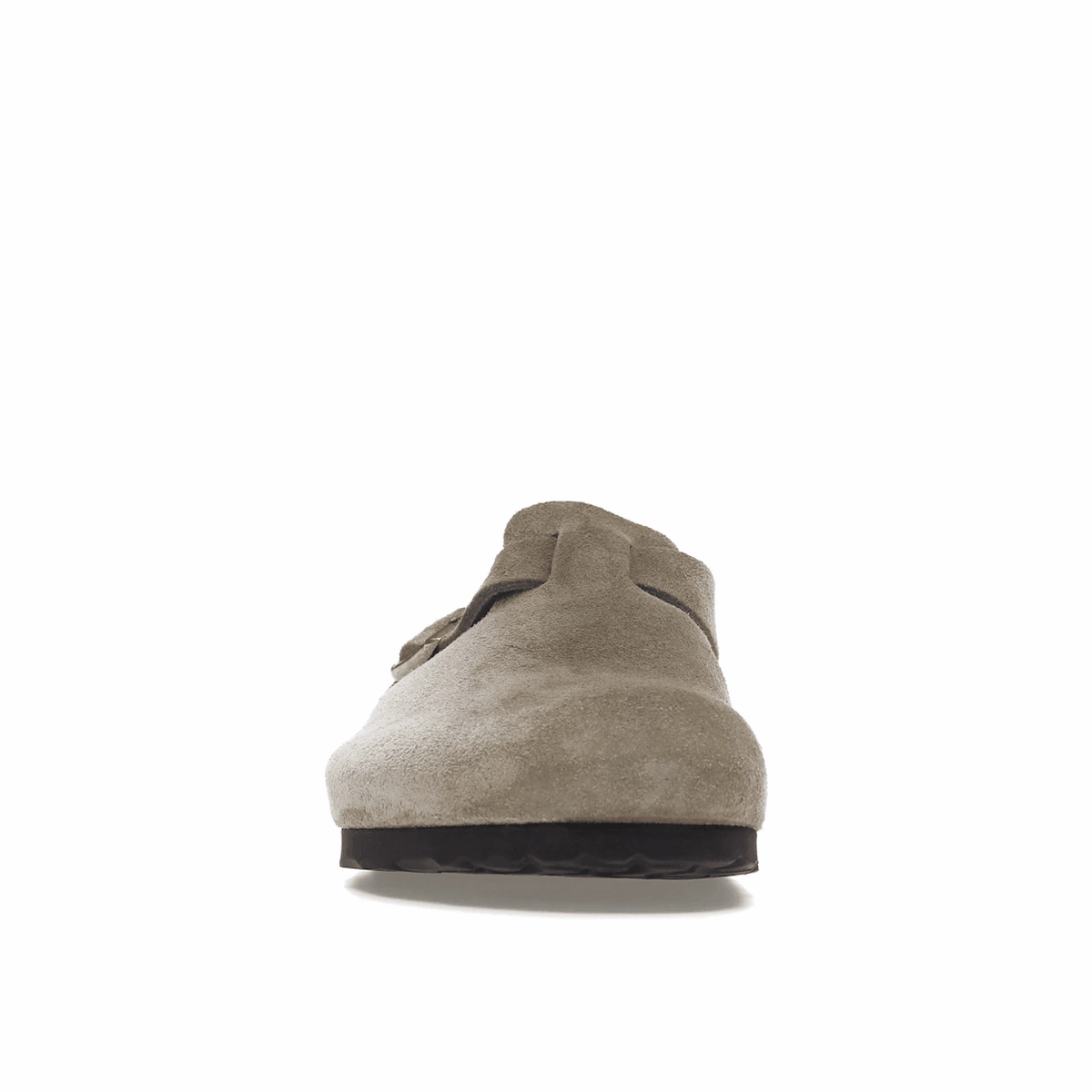 Birkenstock Boston Soft Footbed Suede Taupe Supportive everyday sandals