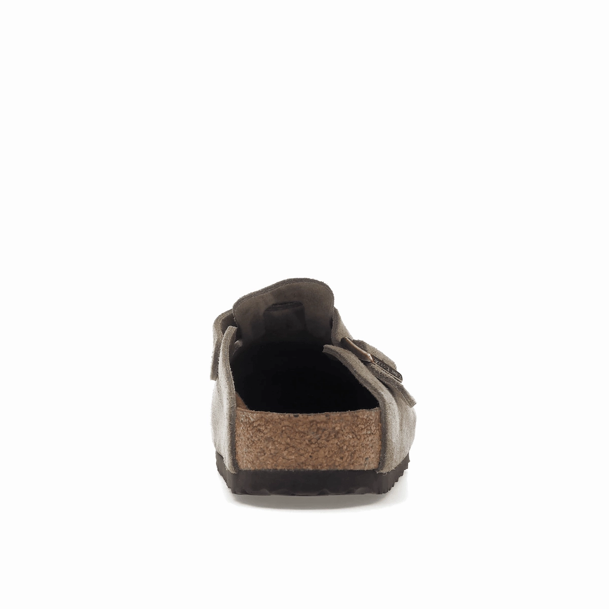 Birkenstock Boston Soft Footbed Suede Taupe Supportive everyday sandals