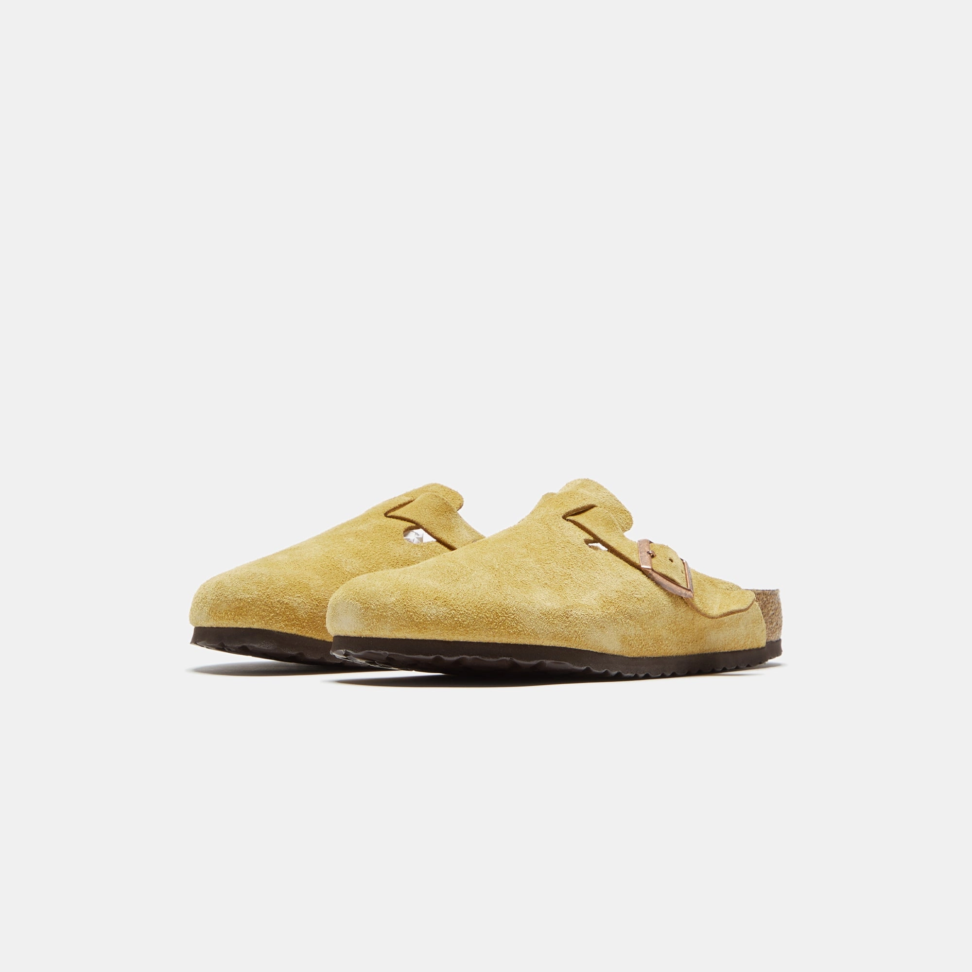 Birkenstock Boston Suede - Latte Cream All-day comfort footwear