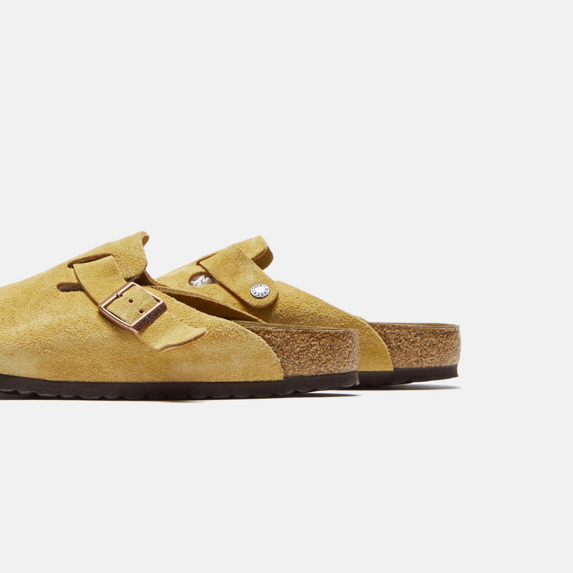 Birkenstock Boston Suede - Latte Cream All-day comfort footwear