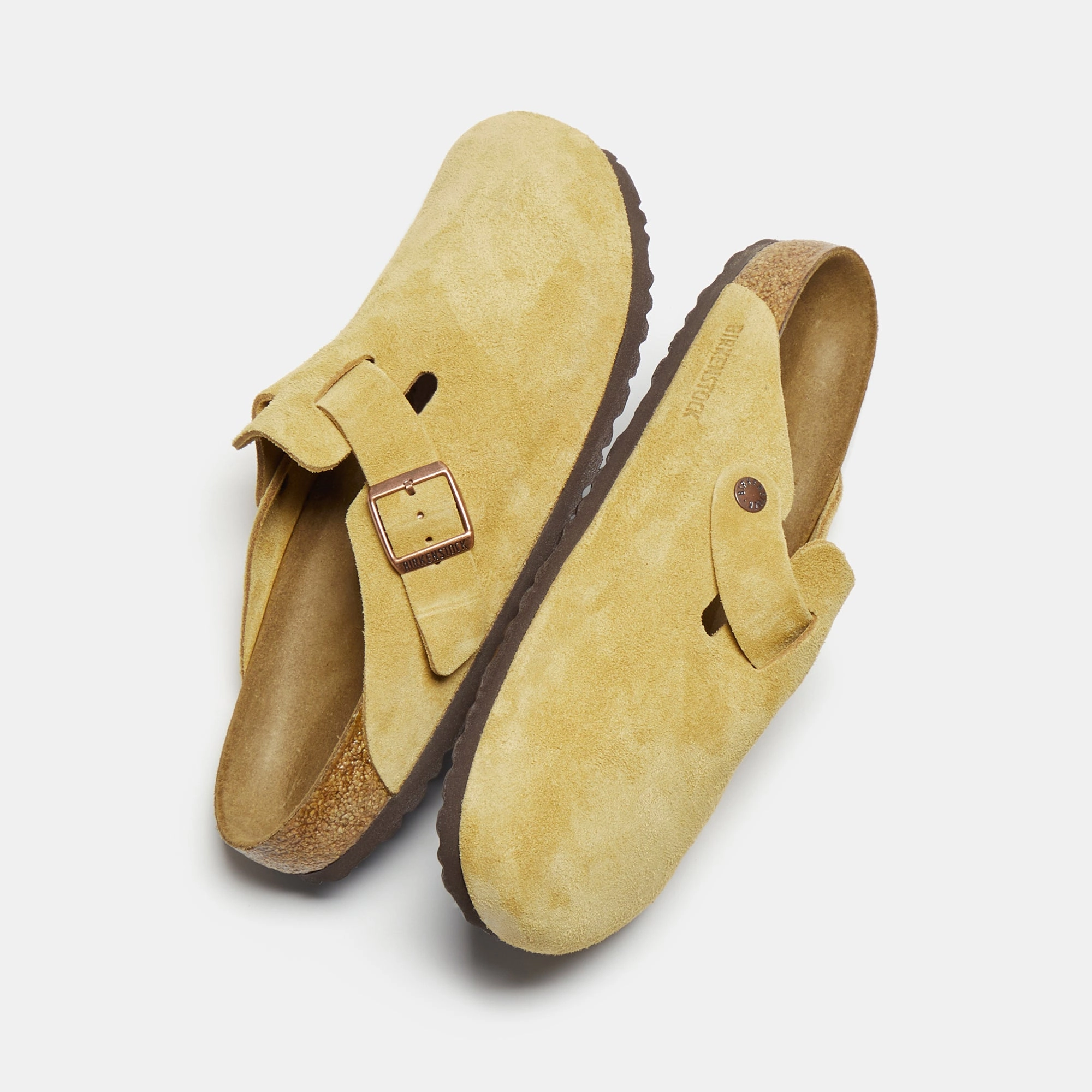 Birkenstock Boston Suede - Latte Cream All-day comfort footwear