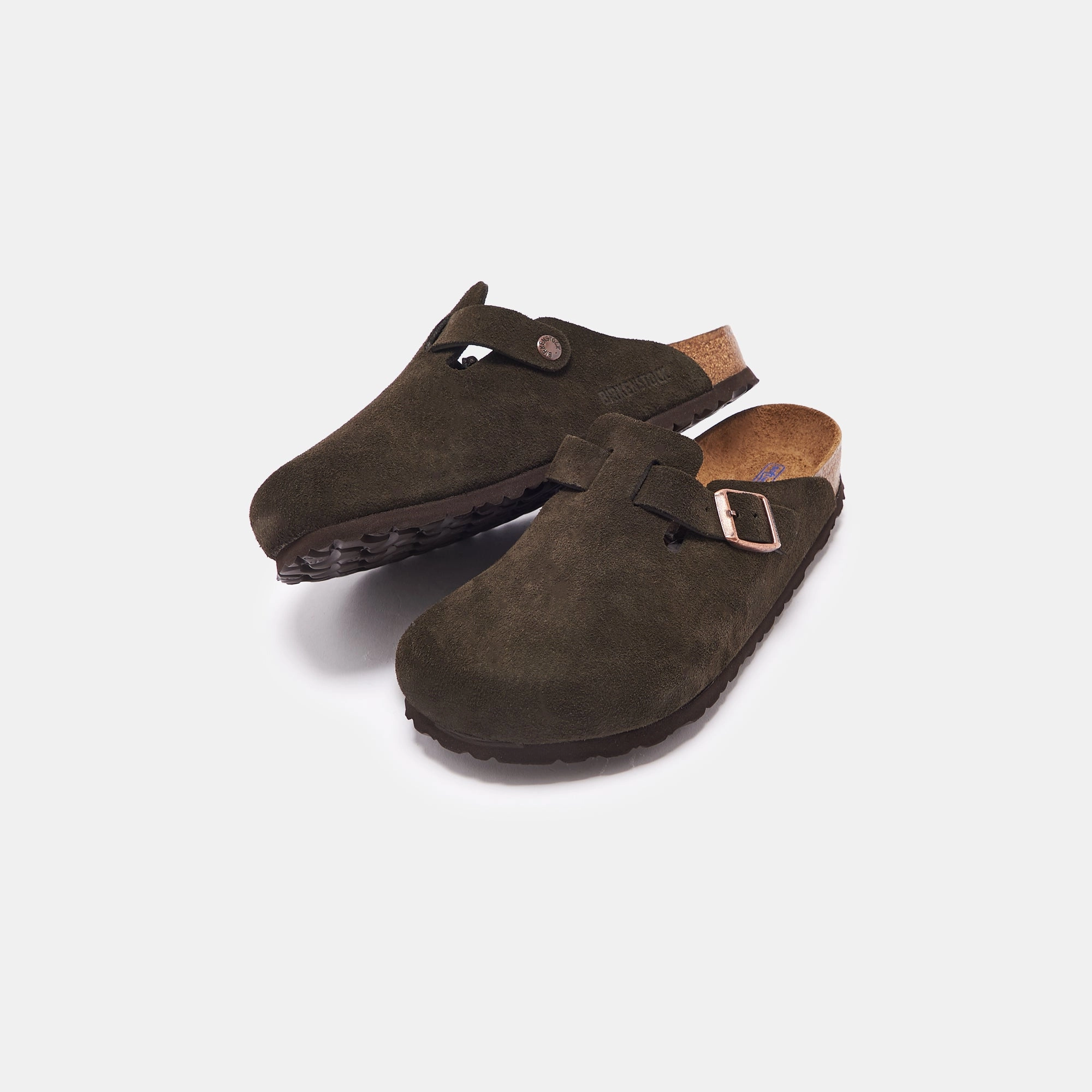 Birkenstock Boston Suede - Mocha All-day comfort footwear