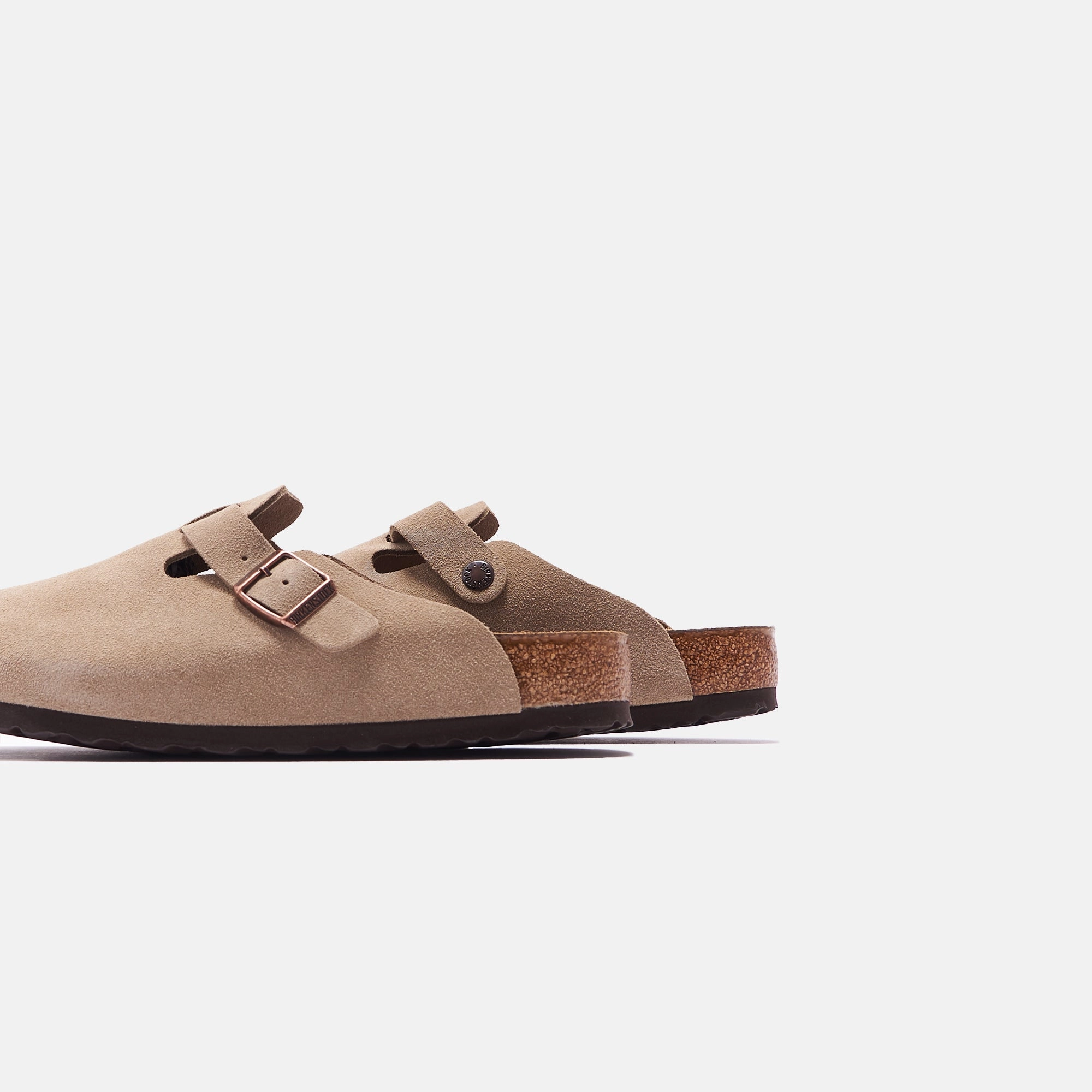 Birkenstock Boston Suede - Taupe All-day comfort footwear