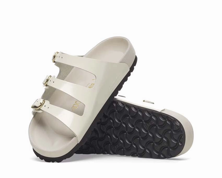 Birkenstock Florida Fresh Natural Leather Patent Durable trail runners