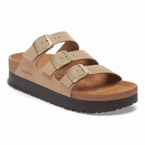 BIRKENSTOCK FLORIDA III PLATFORM WOMEN'S Birkenstock classic sandals with adjustable straps