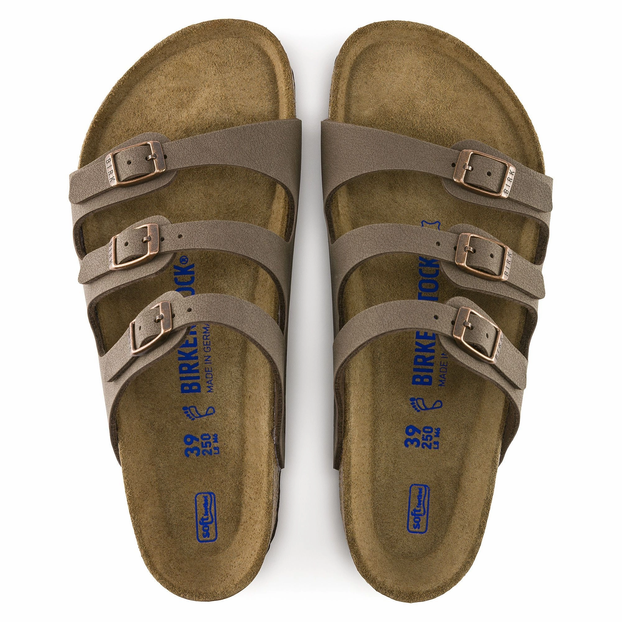 BIRKENSTOCK FLORIDA SOFT FOOTBED MOCHA BIRKIBUC UNISEX Birkenstock comfortable casual footwear