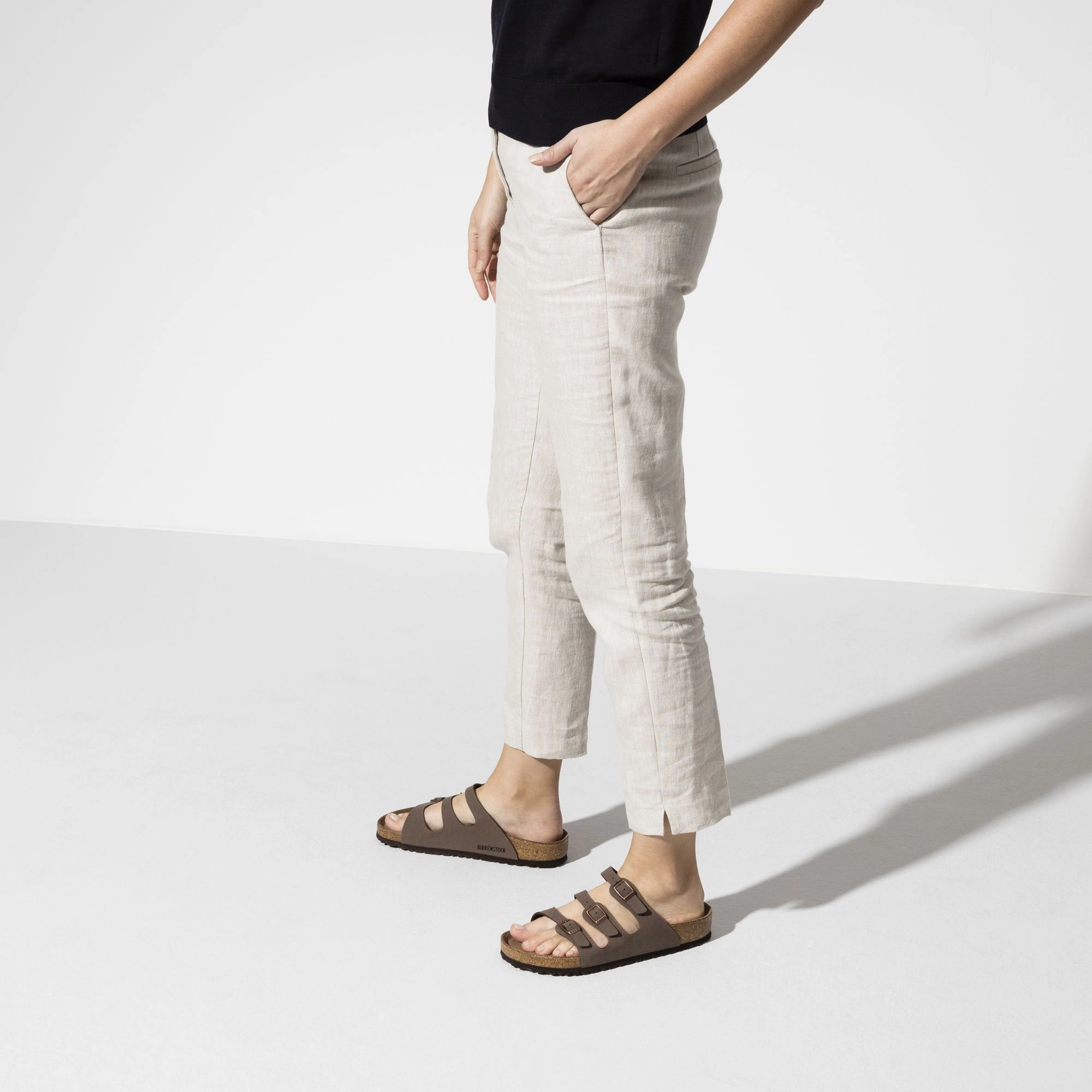 BIRKENSTOCK FLORIDA SOFT FOOTBED MOCHA BIRKIBUC UNISEX Birkenstock comfortable casual footwear