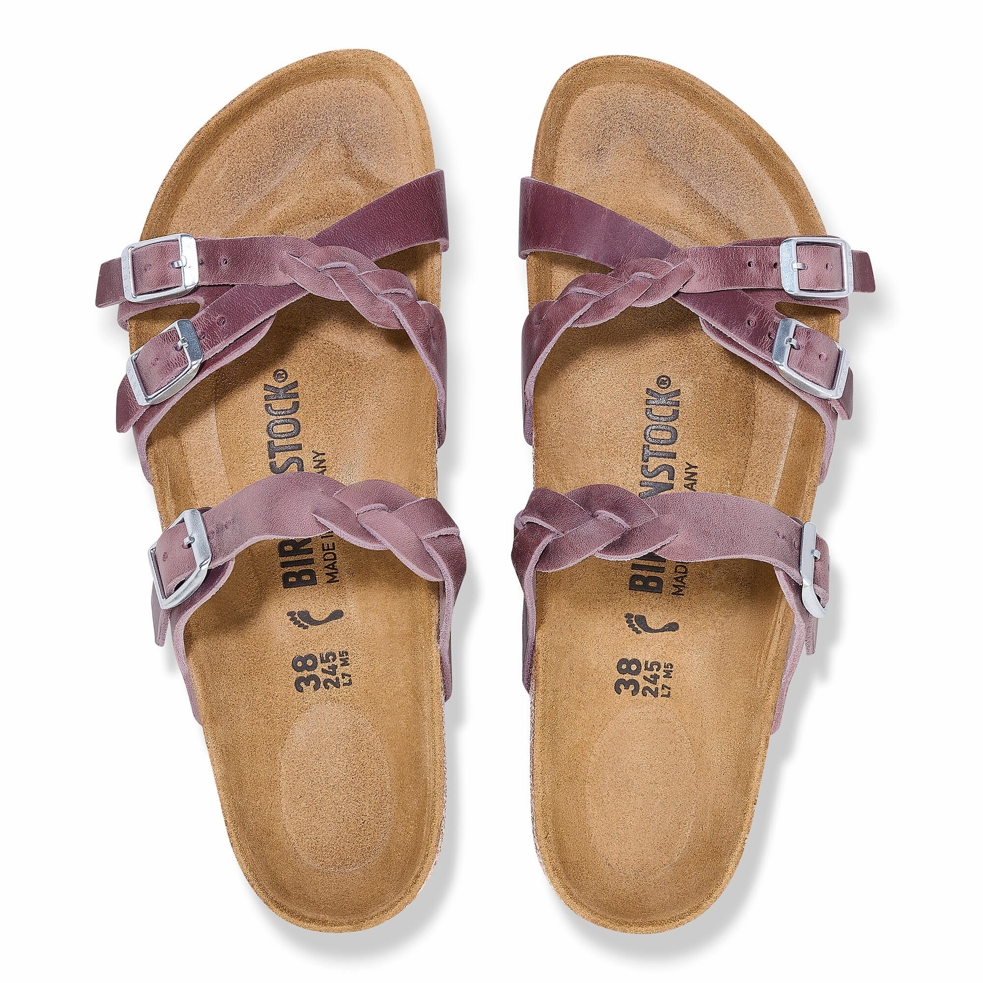 BIRKENSTOCK FRANCA BRAID OILED LEATHER Birkenstock comfortable casual footwear