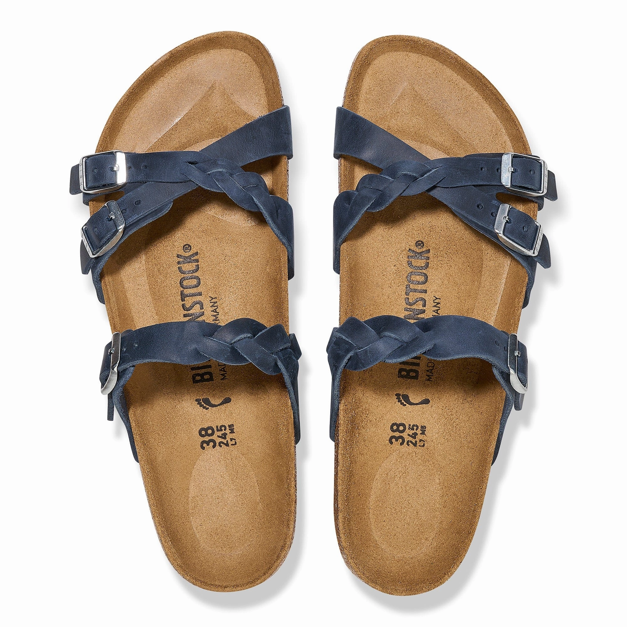 BIRKENSTOCK FRANCA BRAID OILED LEATHER Birkenstock comfortable casual footwear