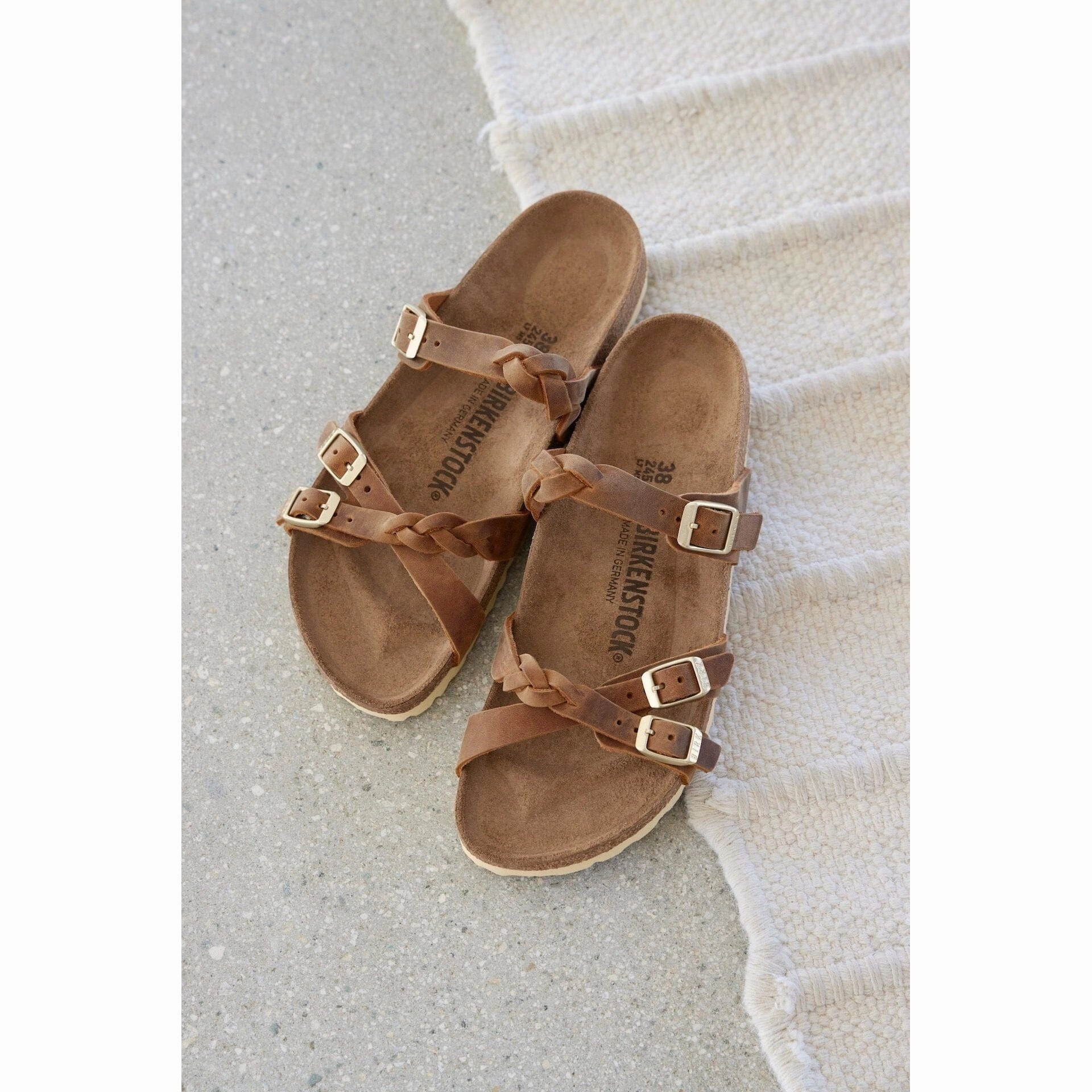 BIRKENSTOCK FRANCA BRAID OILED LEATHER Birkenstock comfortable casual footwear