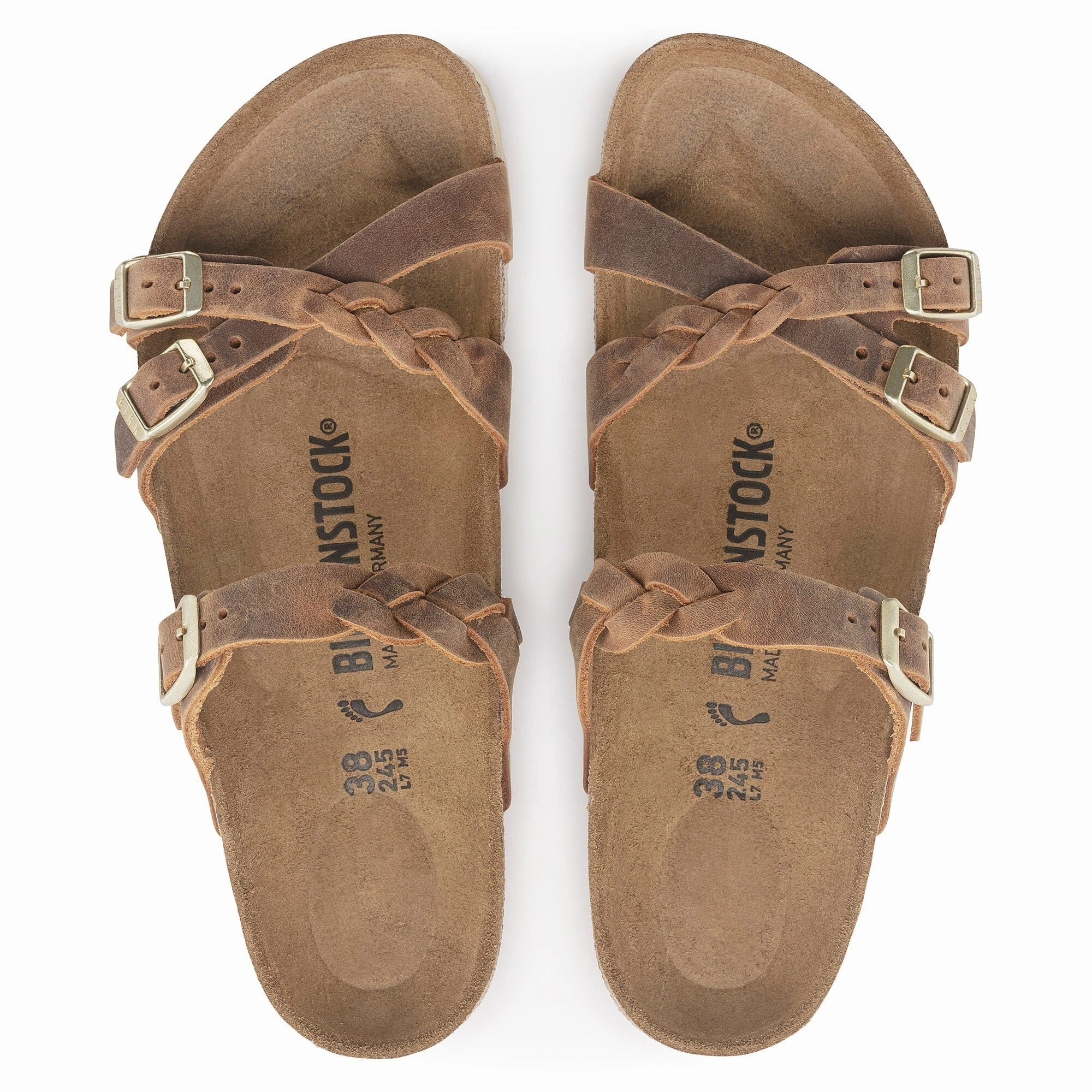 BIRKENSTOCK FRANCA BRAID OILED LEATHER Birkenstock comfortable casual footwear