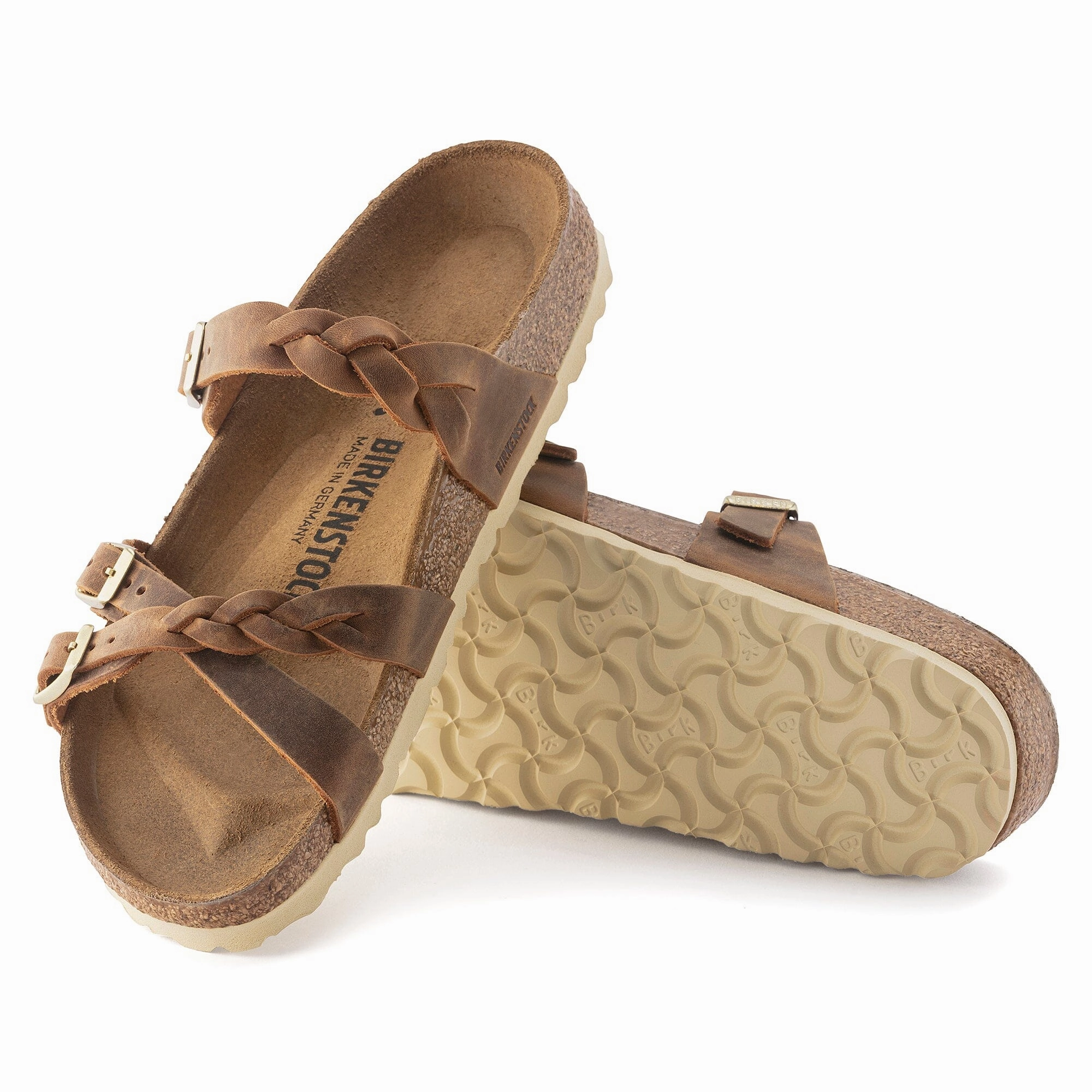 BIRKENSTOCK FRANCA BRAID OILED LEATHER Birkenstock comfortable casual footwear