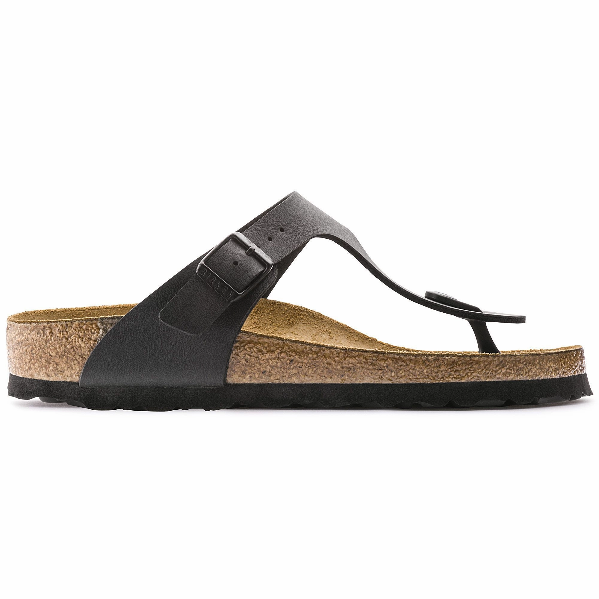 BIRKENSTOCK GIZEH BLACK BIRKO-FLOR Birkenstock comfortable casual footwear
