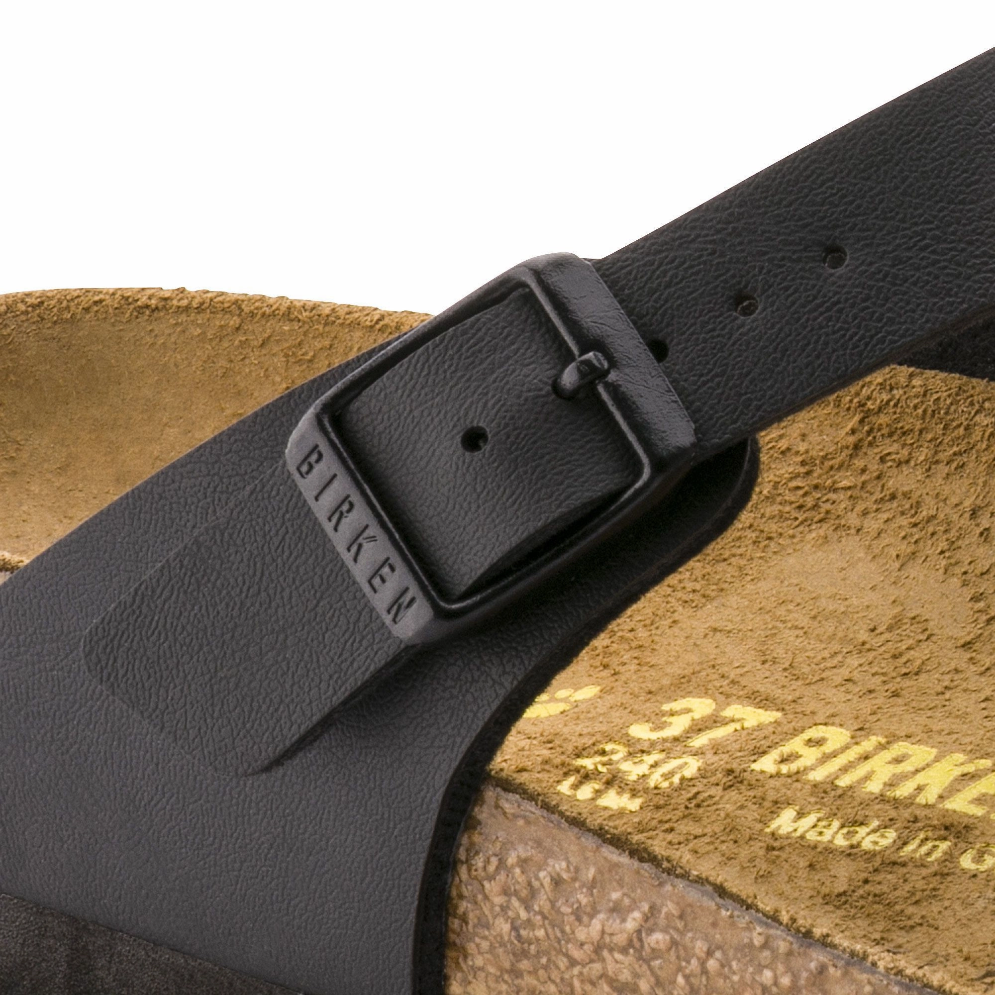 BIRKENSTOCK GIZEH BLACK BIRKO-FLOR Birkenstock comfortable casual footwear