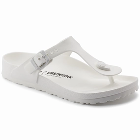 BIRKENSTOCK GIZEH ESSENTIALS WHITE EVA Birkenstock classic sandals with adjustable straps