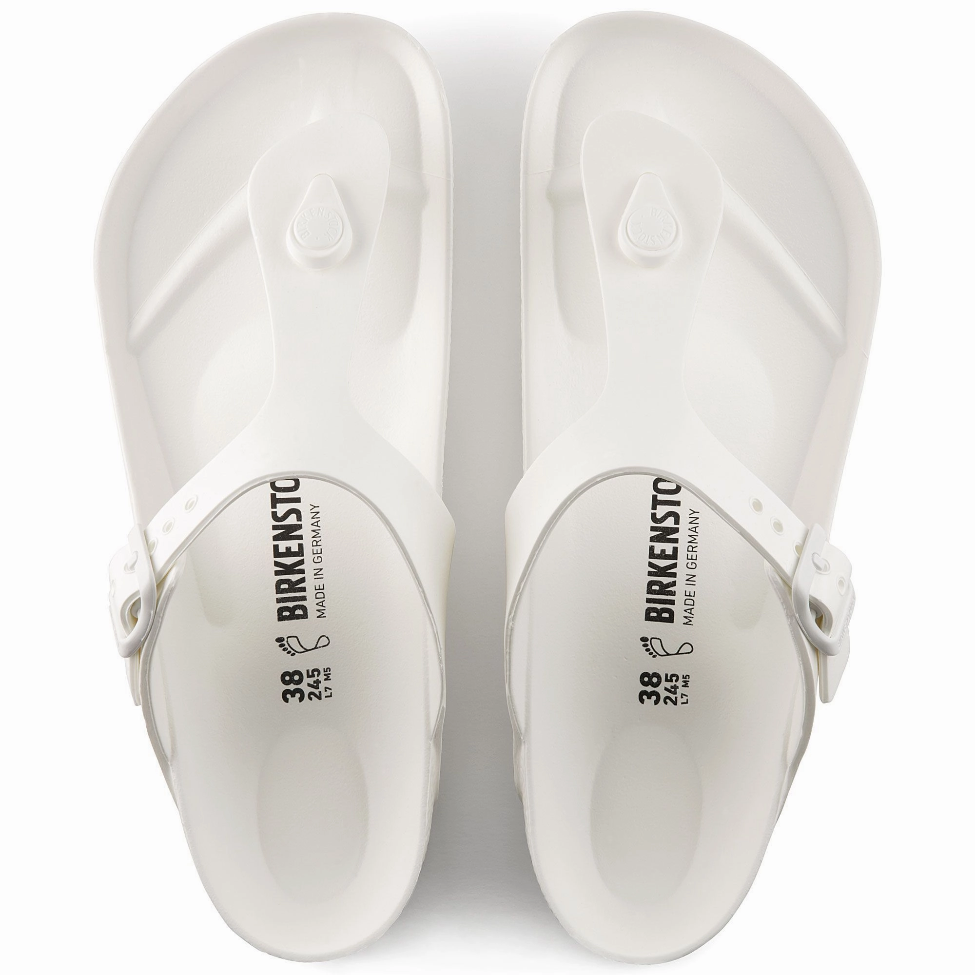 BIRKENSTOCK GIZEH ESSENTIALS WHITE EVA Birkenstock comfortable casual footwear