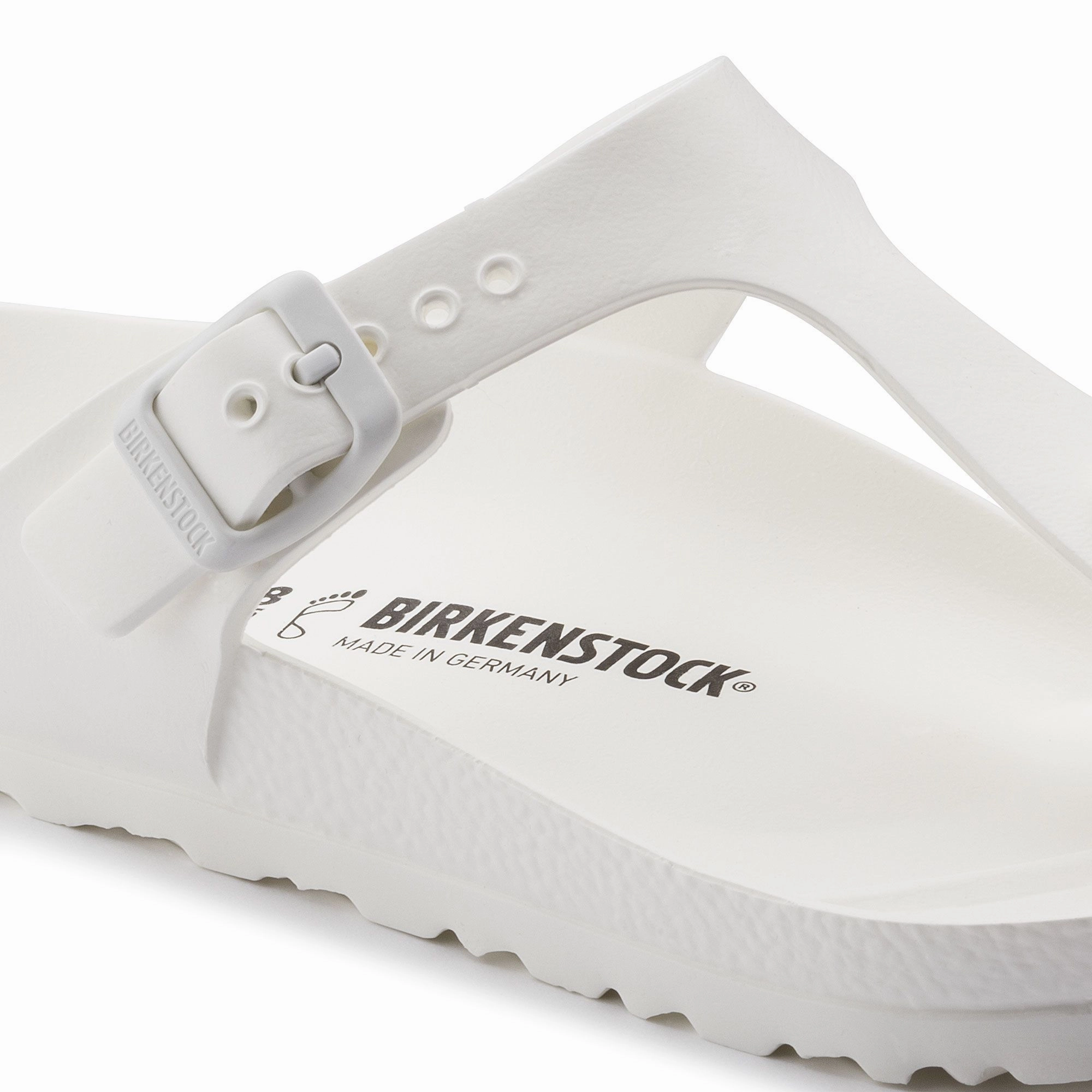BIRKENSTOCK GIZEH ESSENTIALS WHITE EVA Birkenstock comfortable casual footwear
