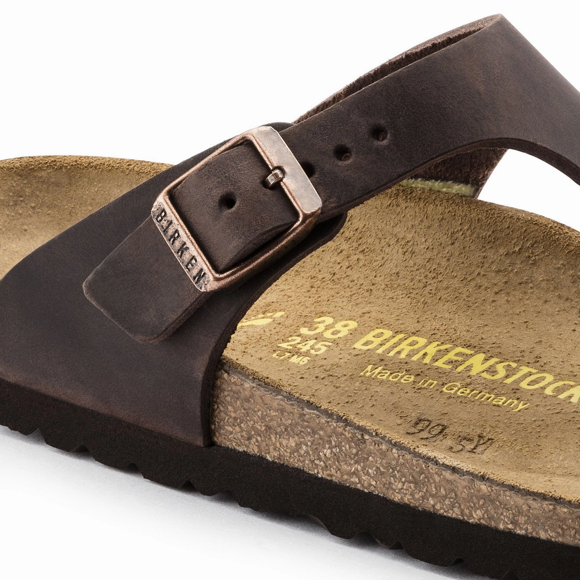 BIRKENSTOCK GIZEH HABANA OILED LEATHER Birkenstock comfortable casual footwear
