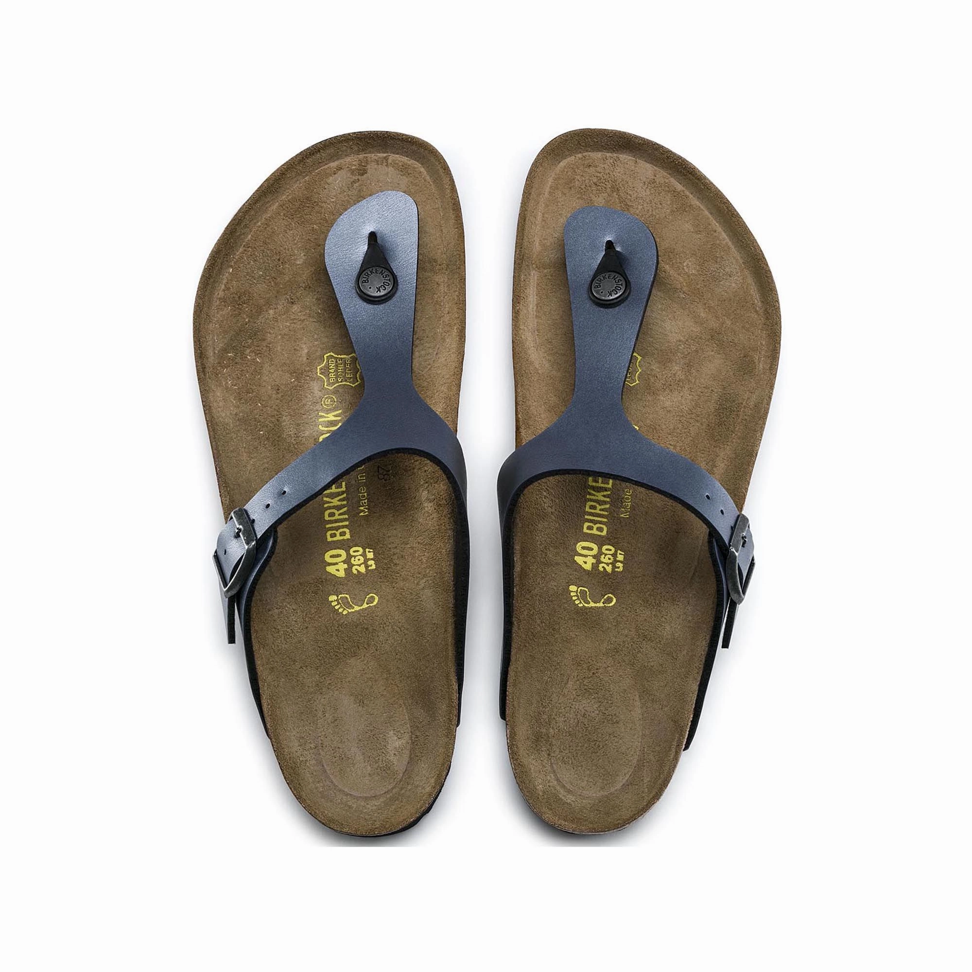 BIRKENSTOCK GIZEH ICE PEARL ONYX BIRKO-FLOR Birkenstock comfortable casual footwear